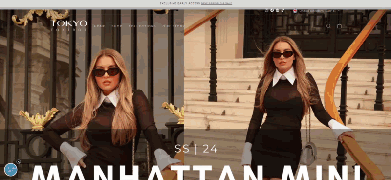 Tokyo Foxtrot Website Tokyo Foxtrot Website Gif